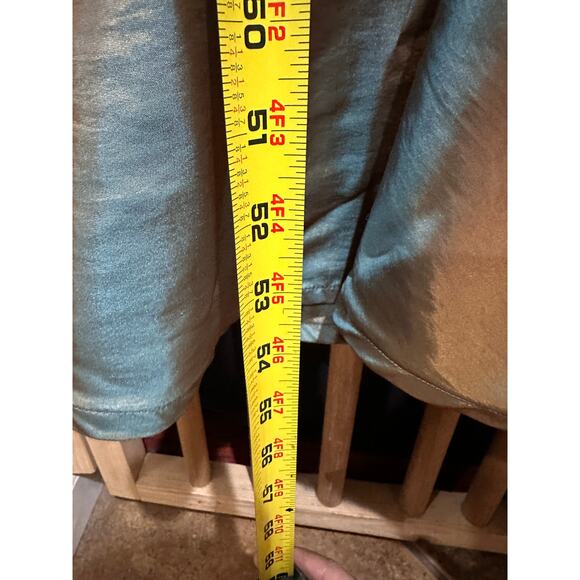 Xscape Gown Size 8 Green Brown Long Evening Formal Dress Ruched Mermaid Prom - Picture 3 of 5